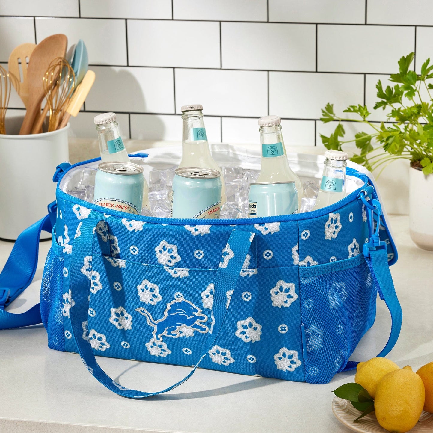NFL Cooler-Detroit Lions Bandana-Image 1-Vera Bradley