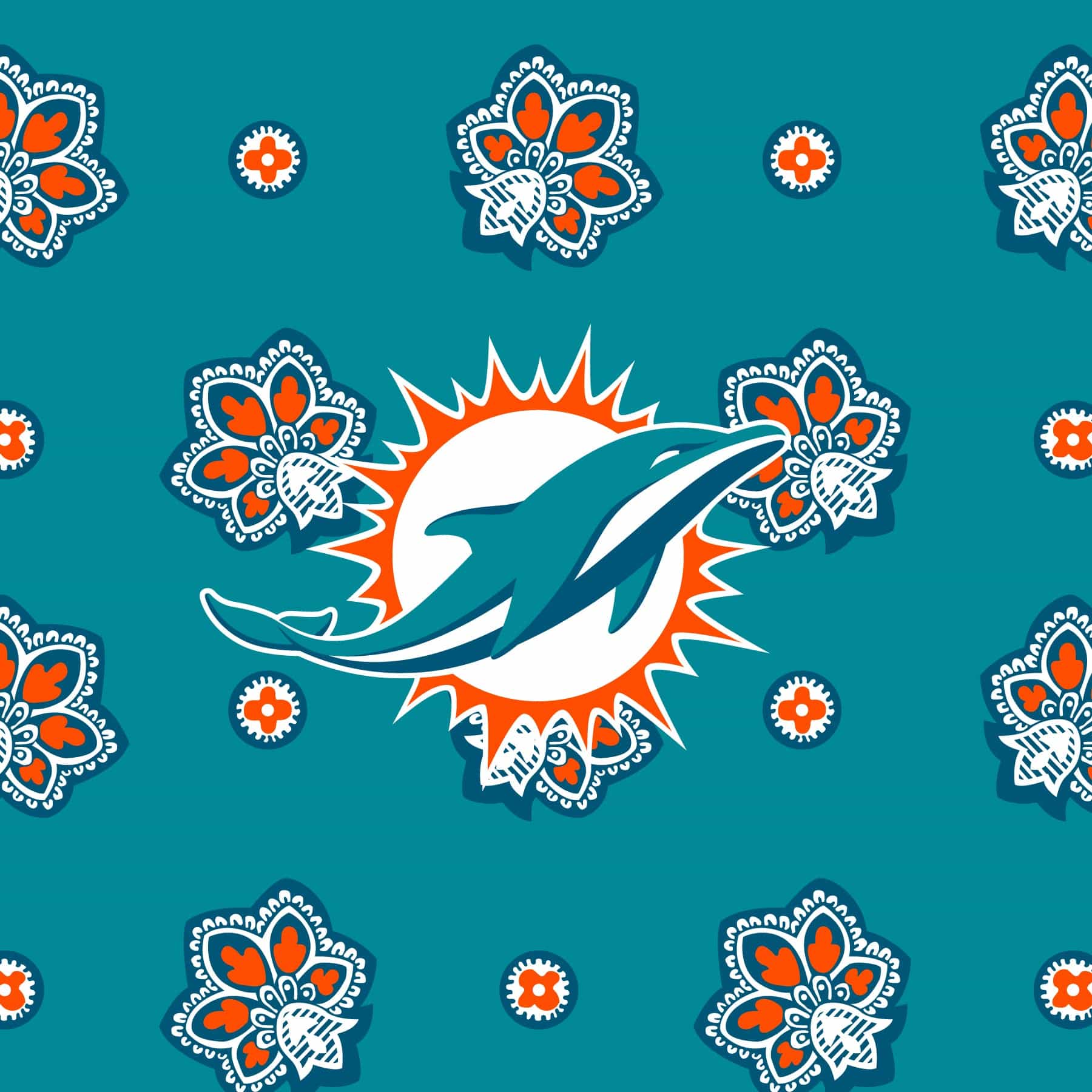 NFL Cooler-Miami Dolphins Bandana-Image 3-Vera Bradley