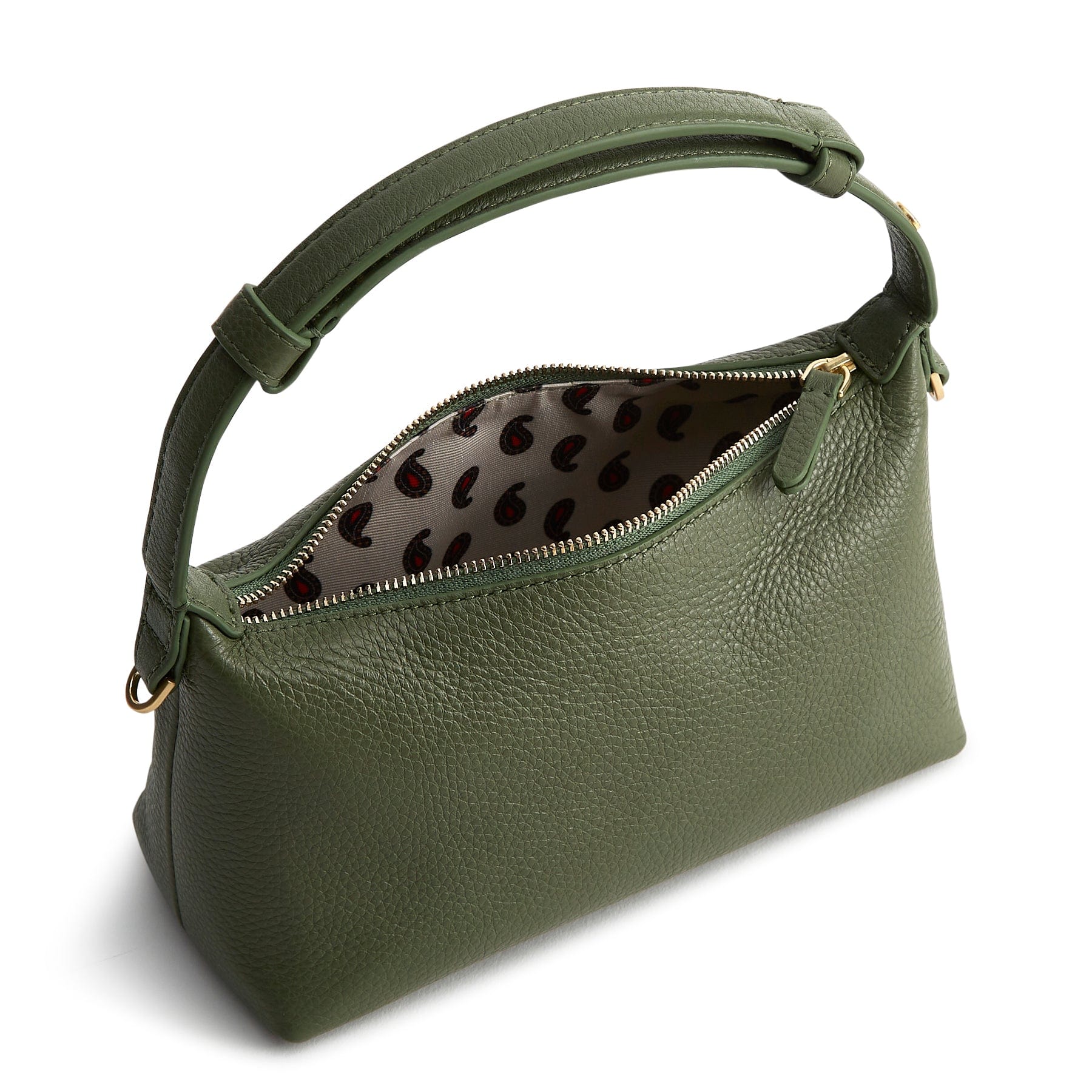 Roxbury Crescent Crossbody-Bronze Green-Image 6-Vera Bradley