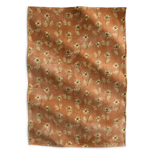Oversized Throw Blanket-Anemones Macaroon-Image 1-Vera Bradley