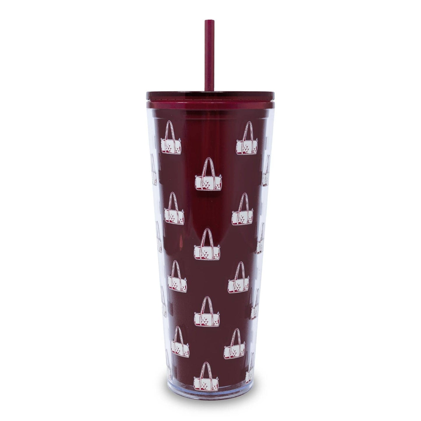 Tumbler with Straw-Duffel Mosaic-Image 1-Vera Bradley